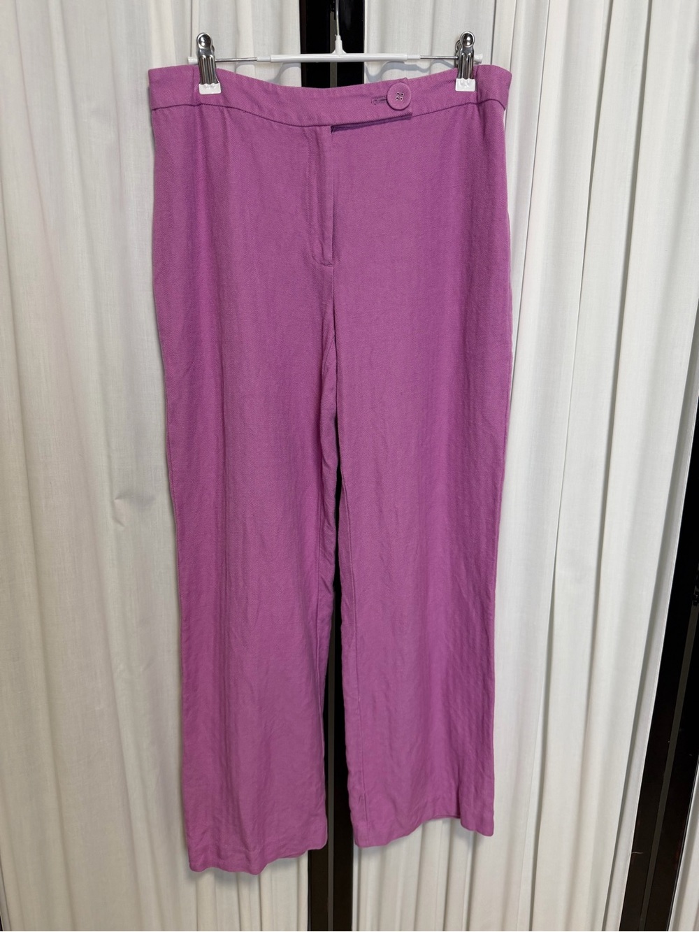 Emma James (Liz Claiborne) Wide-Leg Pants in Bright Lavender